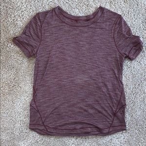Maroon Lululemon Short Sleeve